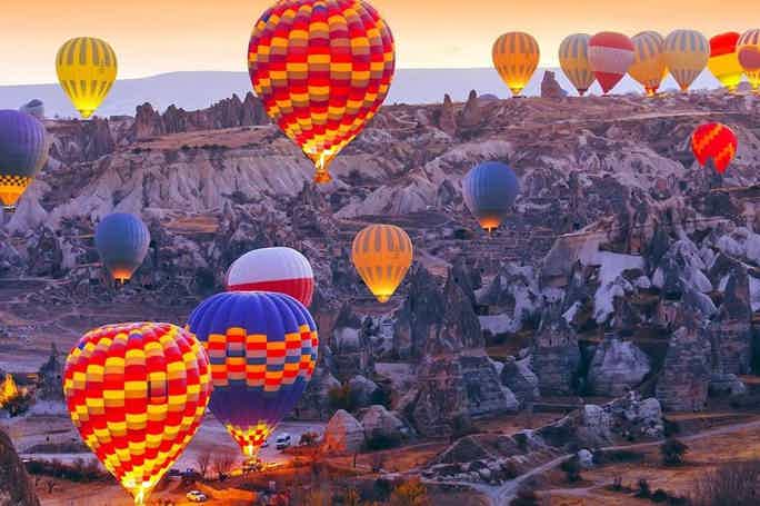 Каппадокия — полет на воздушном шаре в Турции!