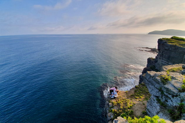Виды Атмосферный мыс Тобизина на о. Русском и красивые локации по пути