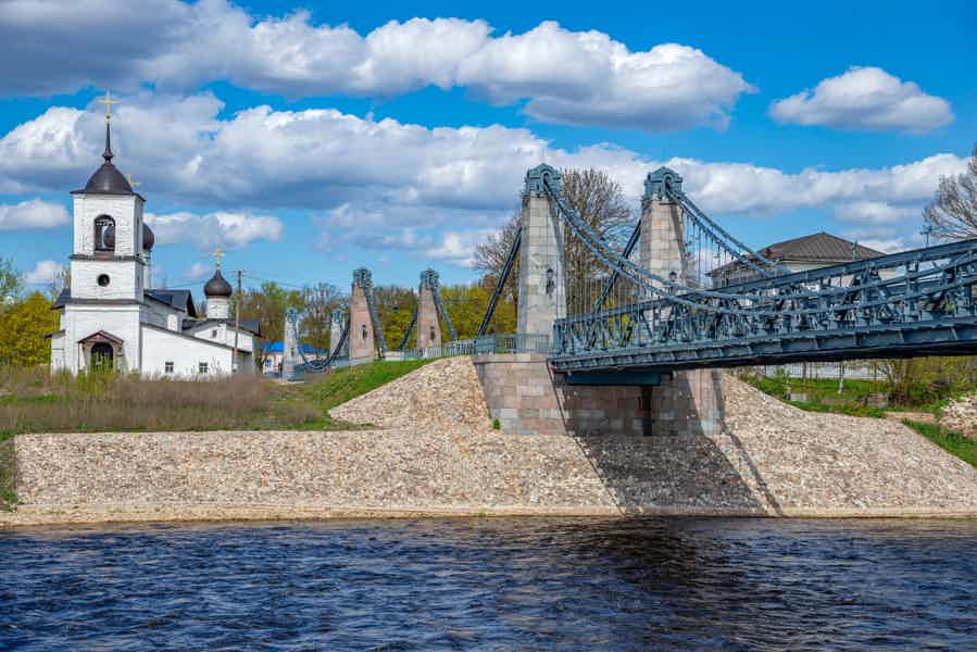 Пушкинские Горы (Михайловское, Петровское) и цепные мосты в Острове - фото 3