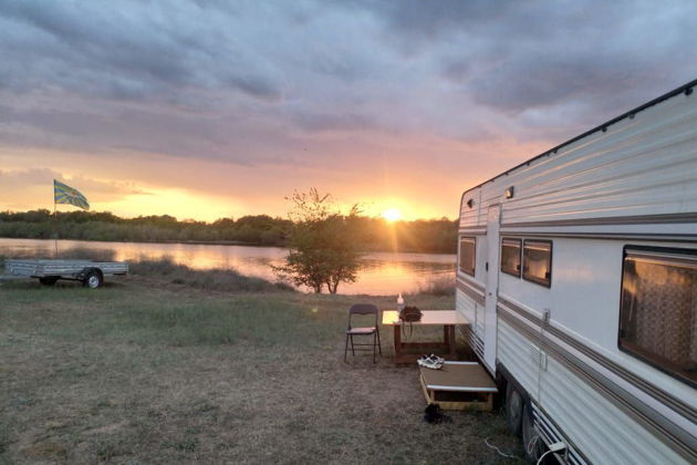 Ночь в Астраханской степи