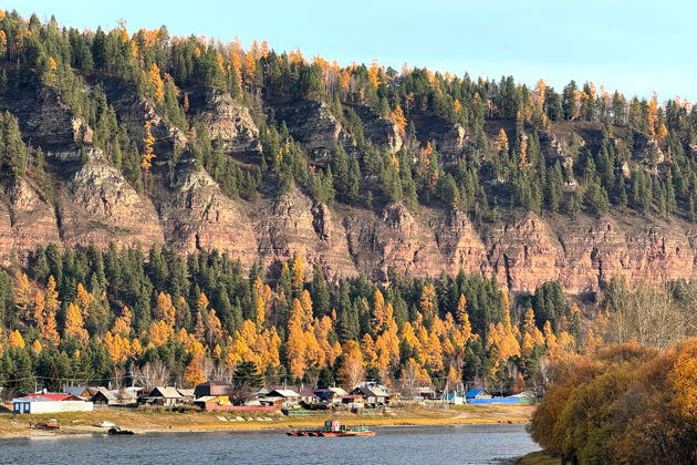Виды Осенняя Бурятия. Аршан. К подножию восточных Саян.
