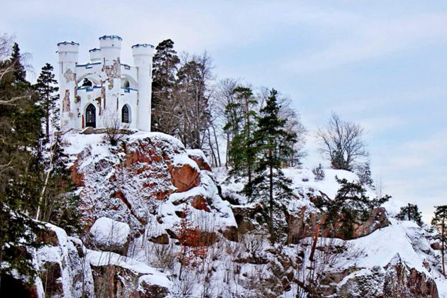 Виды Средневековая сказка в новогоднем Выборге