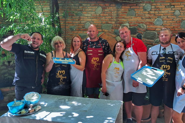 Виды Традиционное грузинское застолье с мастер-классами 