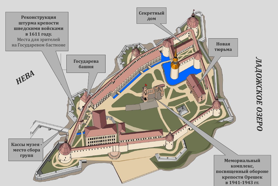 Крепость билеты. Крепость орешек план схема. Крепость орешек план крепости. Шлиссельбургская крепость схема. Крепость орешек Шлиссельбургская схема.