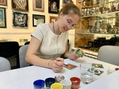 Экскурсия и мастер-класс по росписи изразца 
