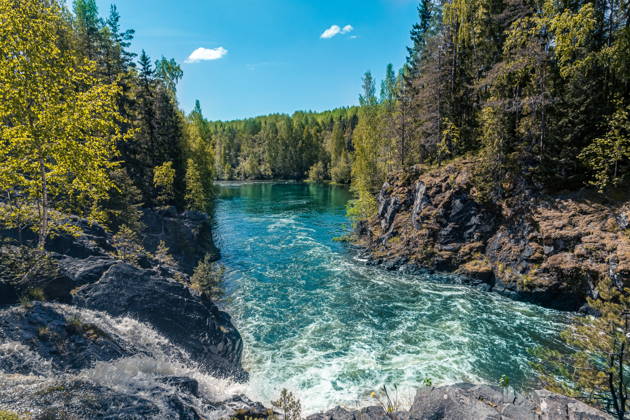 Водопад Кивач, вулкан Гирвас и Марциальные воды на автомобиле