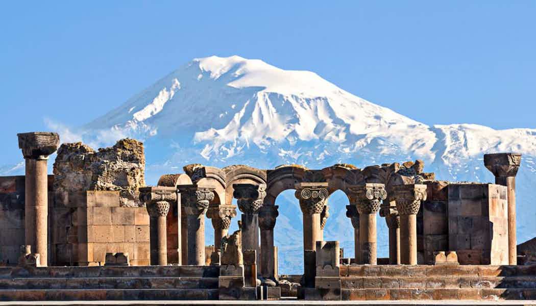 History of Armenia: Zvartnots temple, Etchmiadzin and Sardarapat memorial - photo 6