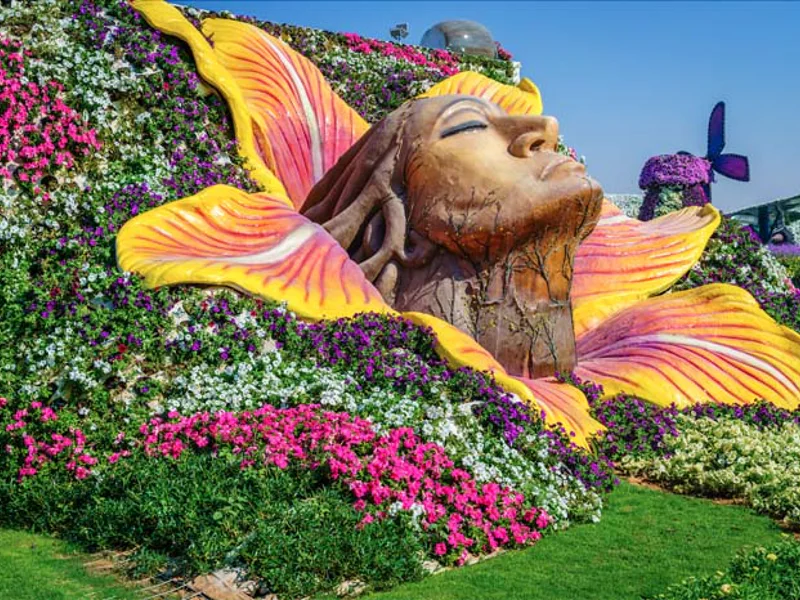 Парк цветов Miracle Garden и ярмарка Global Village из Абу-Даби — фото 6, Абу-Даби | Покатаем