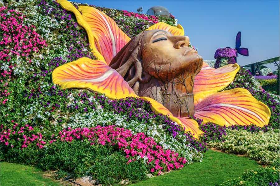 Парк цветов Miracle Garden и всемирная ярмарка Global Village из Абу-Даби - фото 3