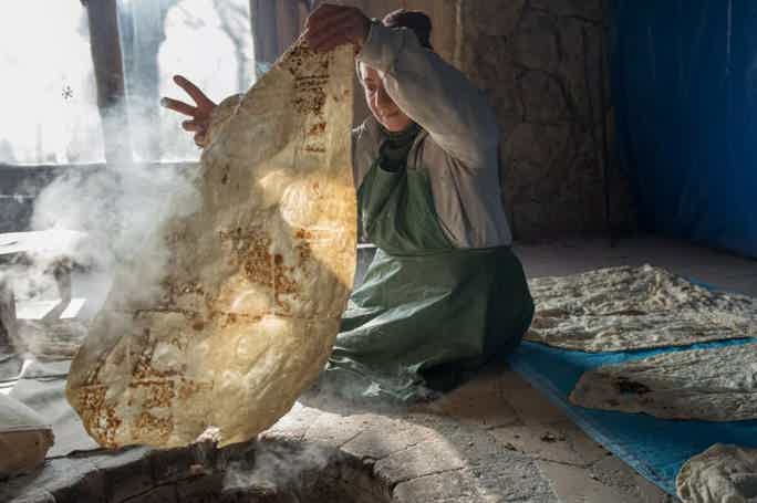 With Armenian Lavash in the Master's Dungeon