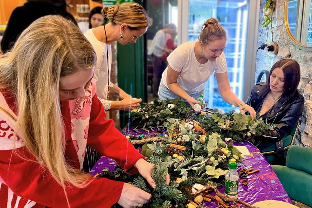 Мастер‑класс «Новогодний венок»: творим праздничное настроение