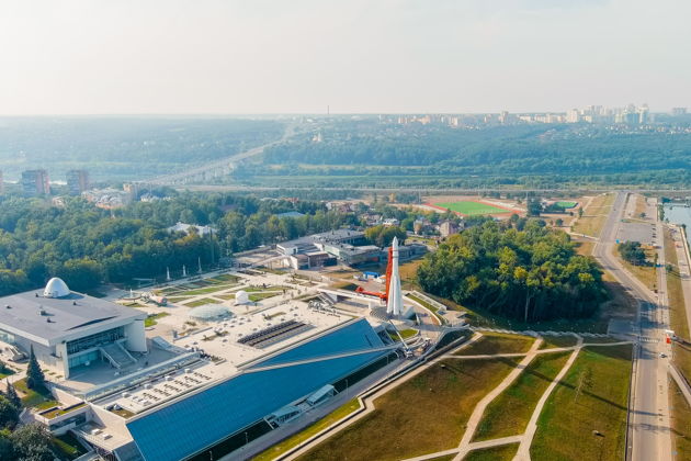 Виды Космическая фотоэкскурсия по Калуге