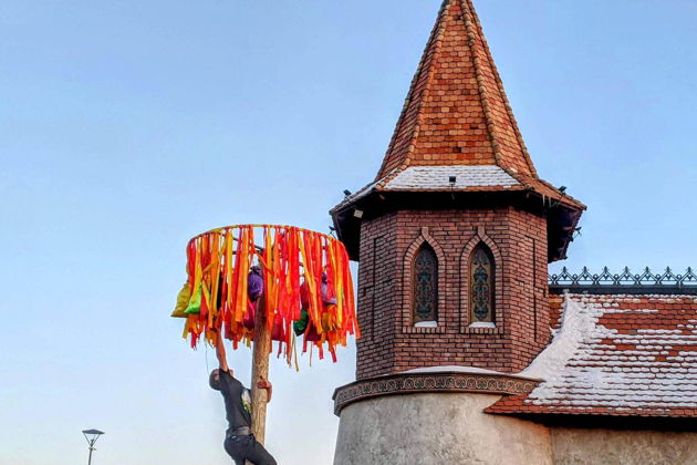 Виды Масленица в парке Лога