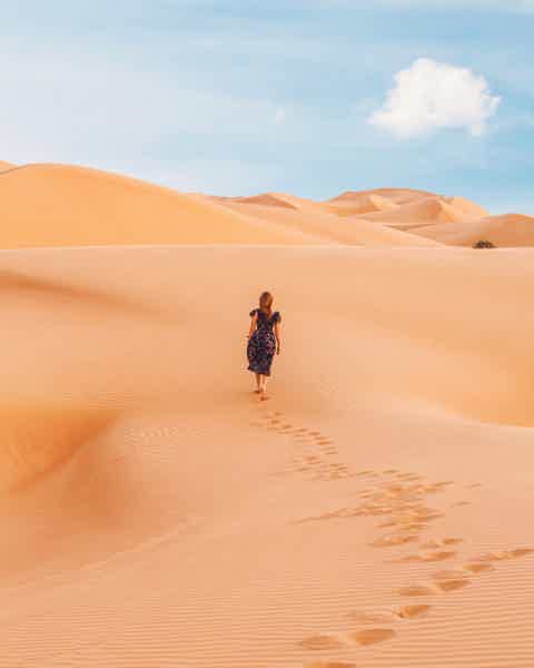 From Dubai: Lehbab desert Safari w/ Camel riding & Sandboarding - photo 6