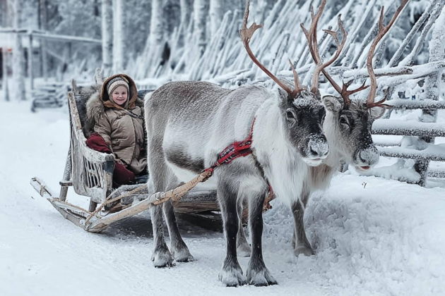 В гости хаски и оленям с обзорной из Петрозаводска