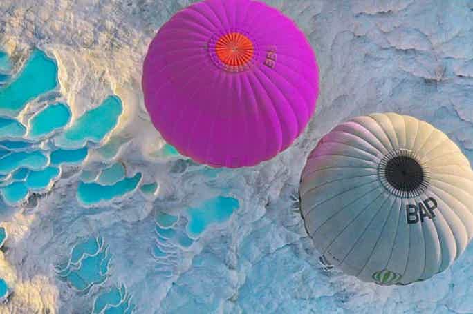 Памуккале на рассвете + воздушные шары — экскурсия из Кемера